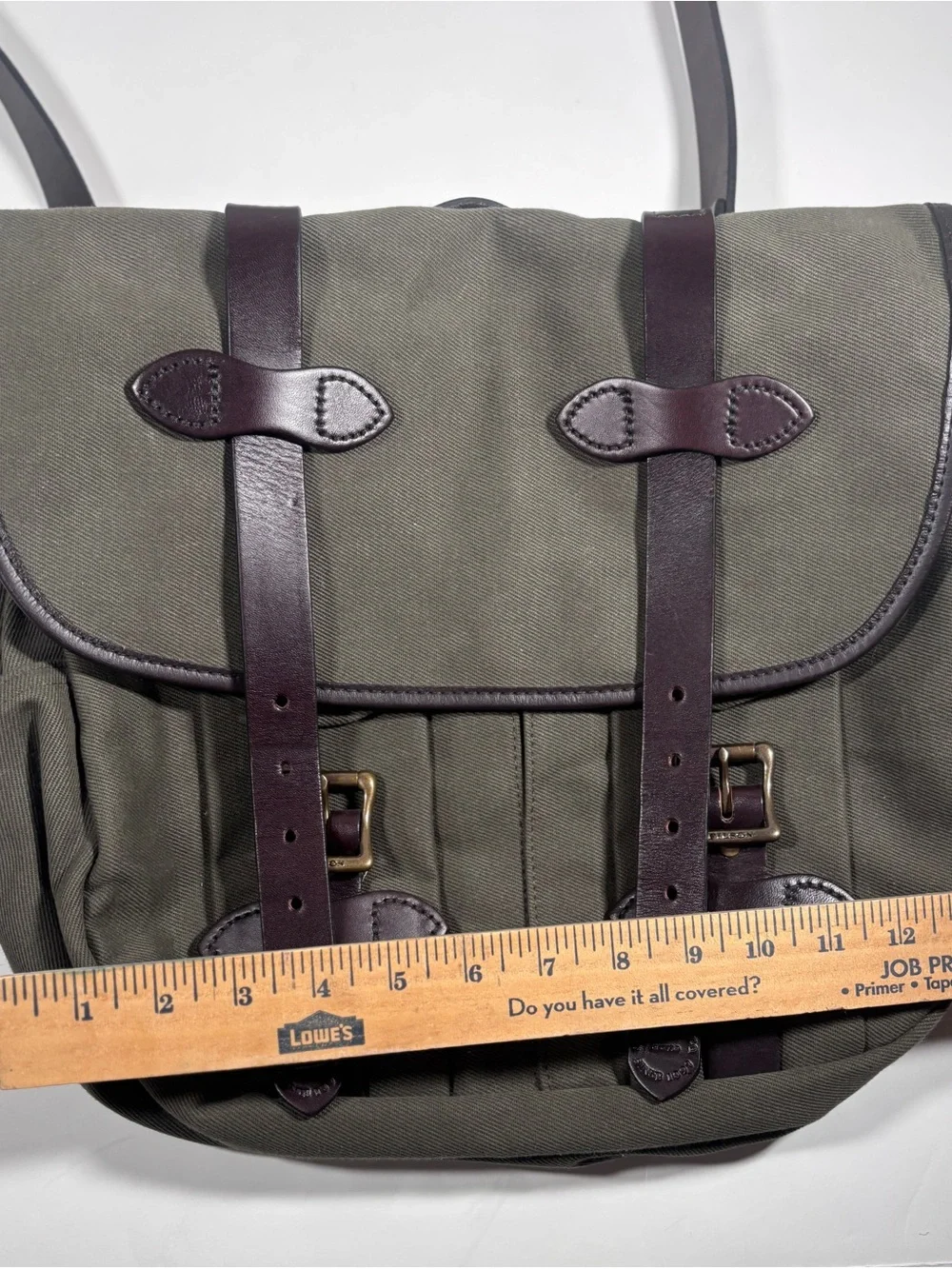 NWOT Filson Rugged Twill Field Bag Otter Green Medium Travel Photography